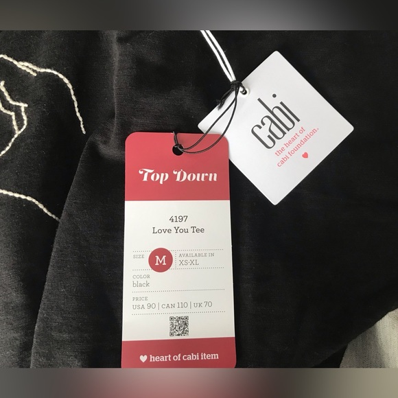 NWT - Cabi Love You Tee - Picture 3 of 4